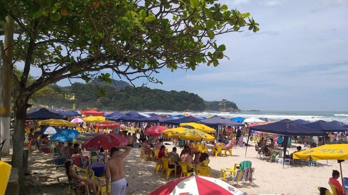 Cantinho do Descanso II na Praia Grande Ubatuba Exterior foto